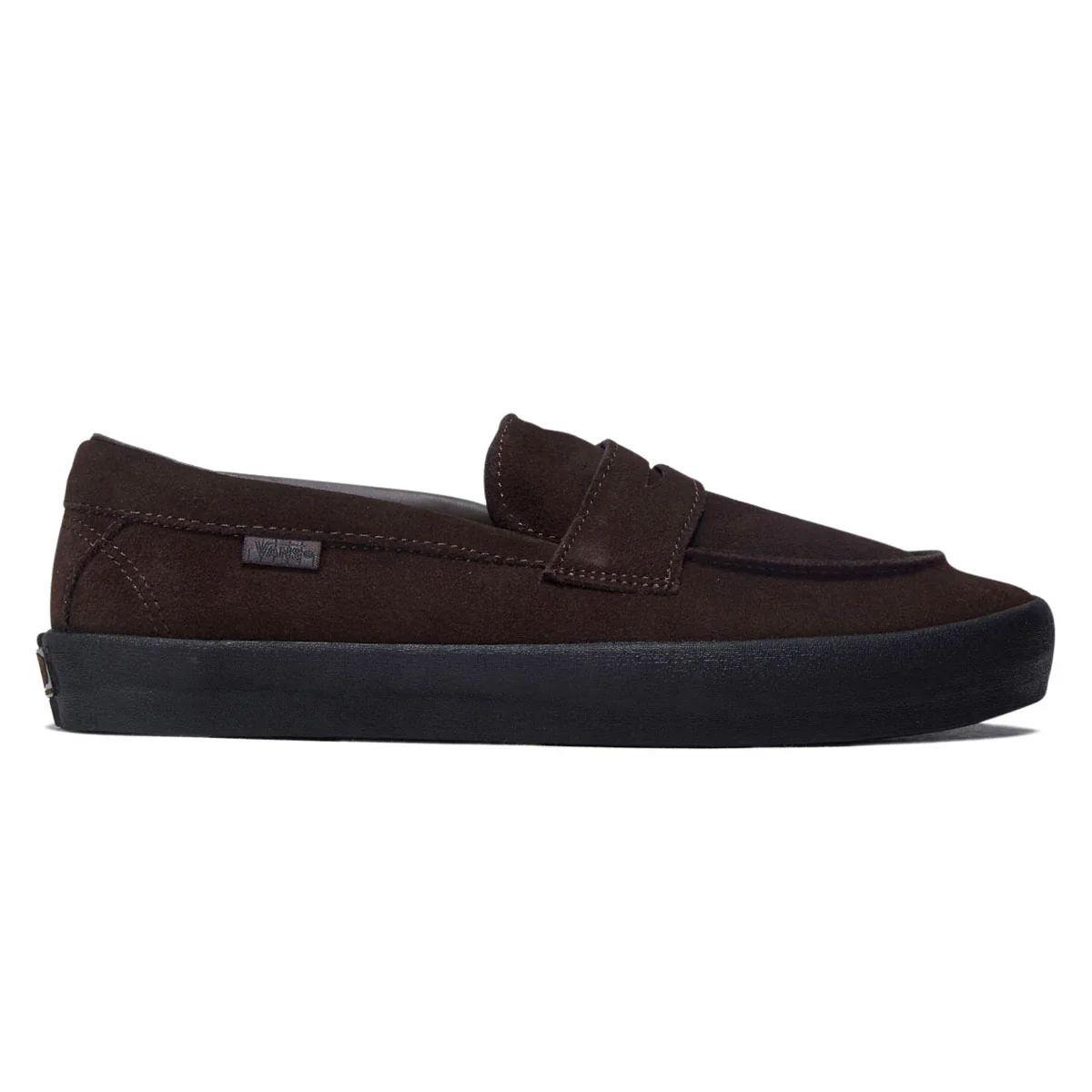 Vans Skate Loafer Shoes - Suede Brown/Black