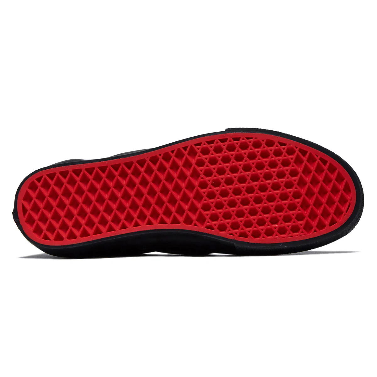 Vans Skate Slip-On Shoes - Black/Black/Red - Image 4