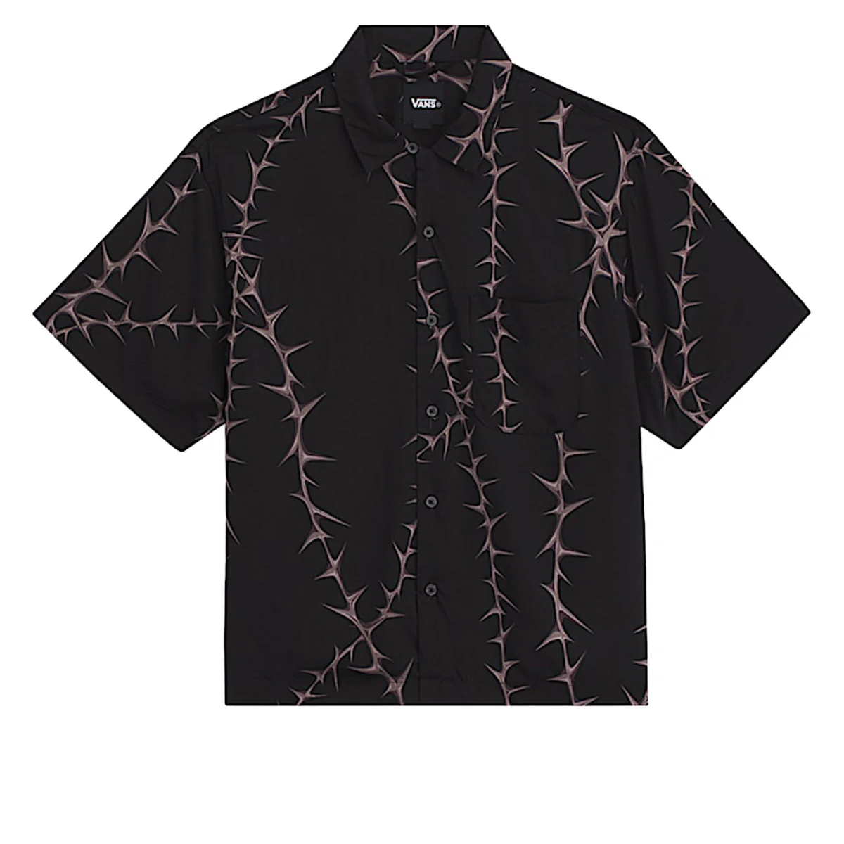 Vans Van Doren Printed Camp Shirt - Black