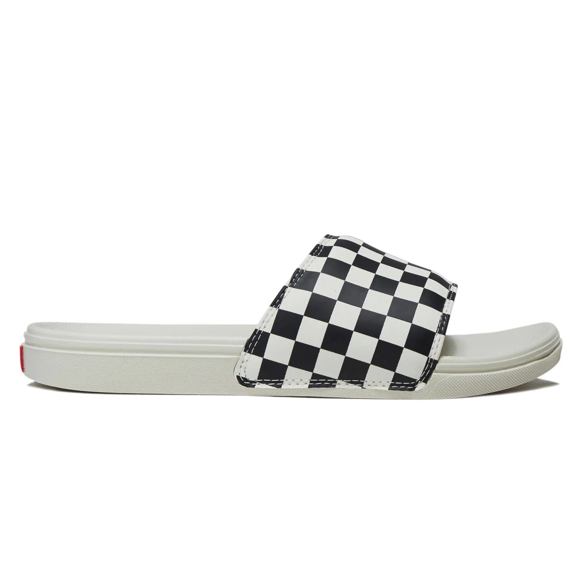 Vans Womens La Costa Slide-On Sandals - Checkerboard Black/Mars