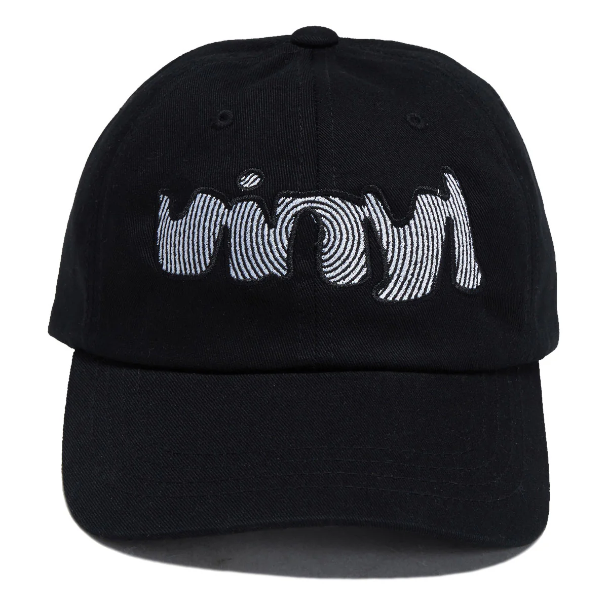 Vinyl Spiral Dad Hat - Black - Image 2