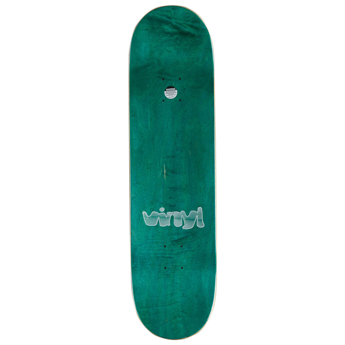 Vinyl Spiral Skateboard Complete - Blue Marble - 8.25" - Image 2