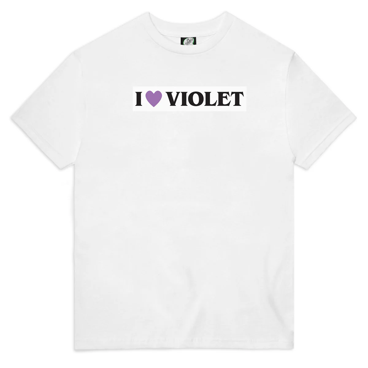 Violet I Love Violet T-Shirt - White
