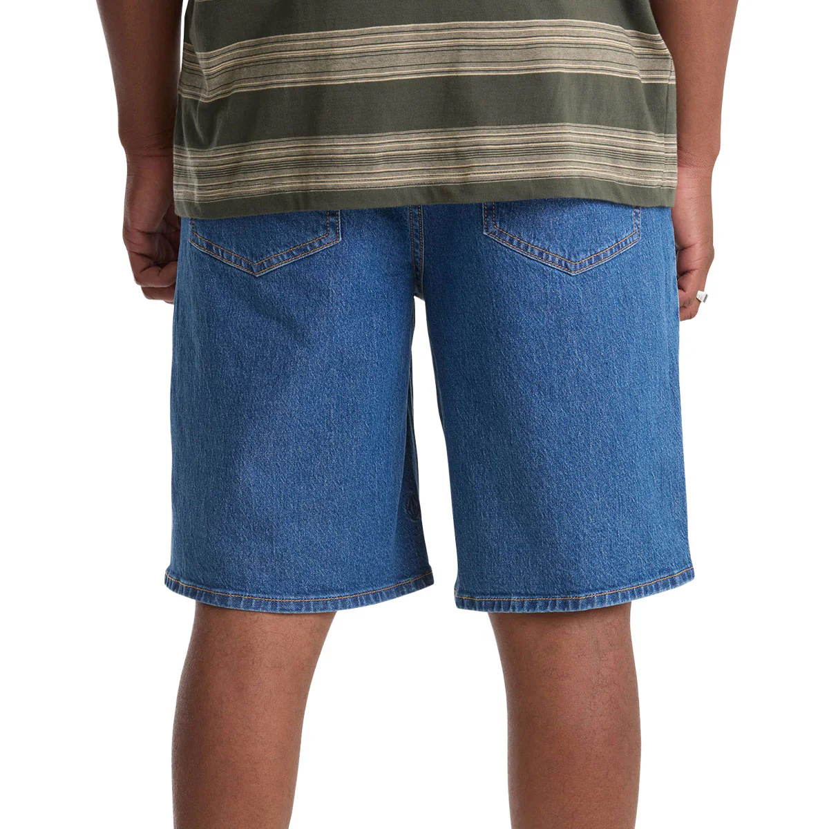 Volcom Billow Denim 22 Shorts - Bold Blue - Image 3