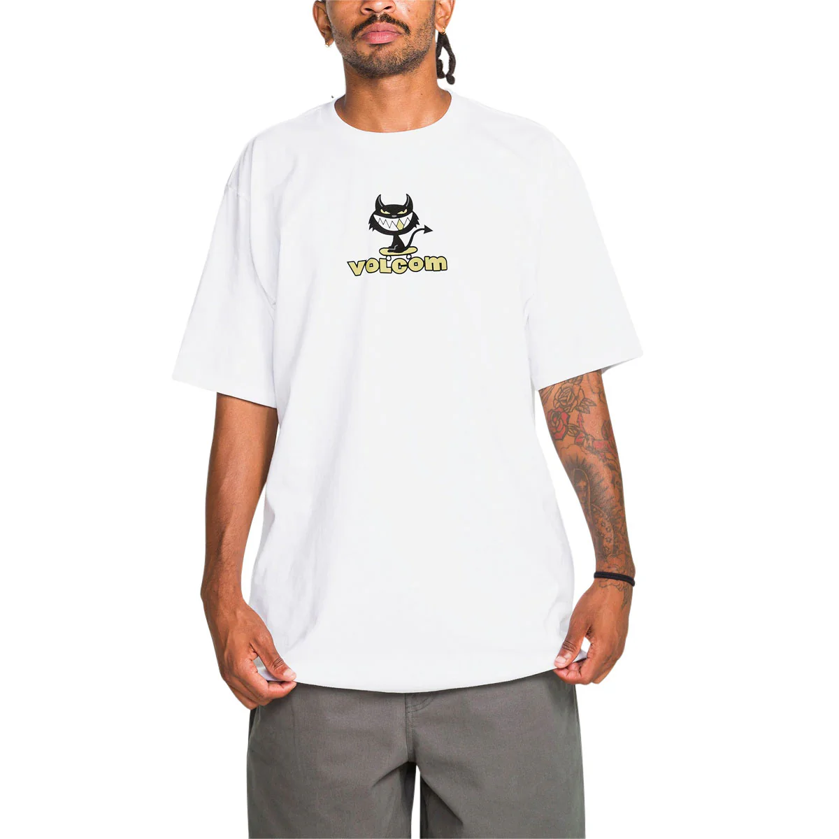Volcom Devilish T-Shirt - White - Image 2