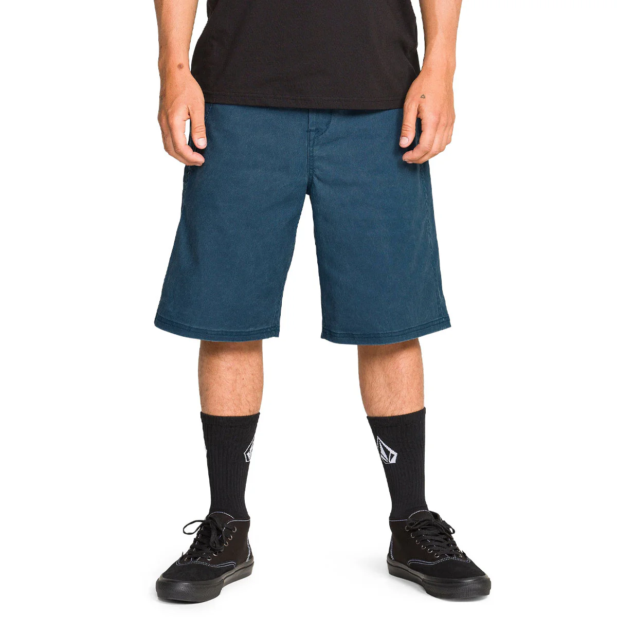 Volcom Dialed 22 Relaxed Work Shorts - Midnight Blue - Image 3