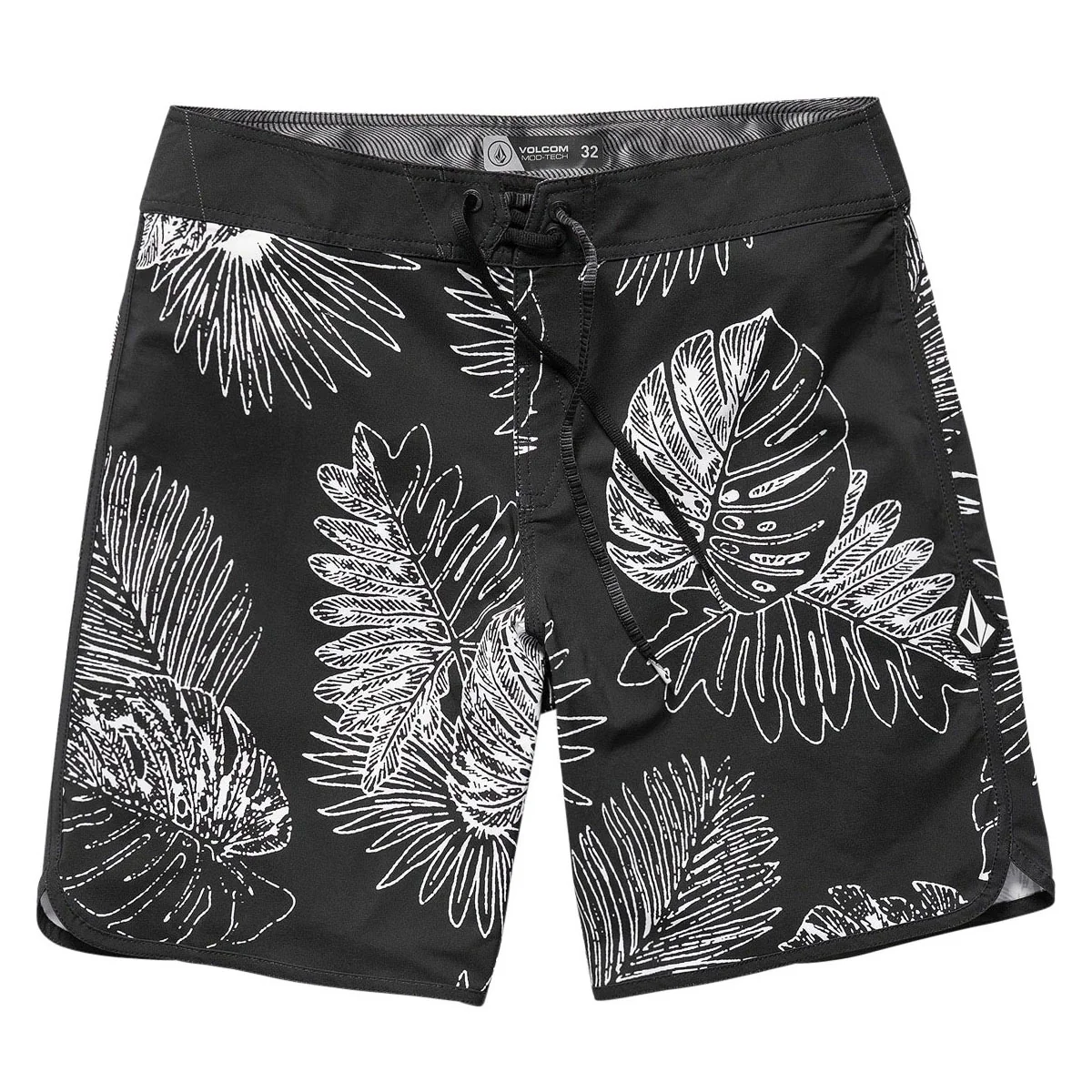 Volcom Infuse Scalllop Mod 19 Boardshorts - Black