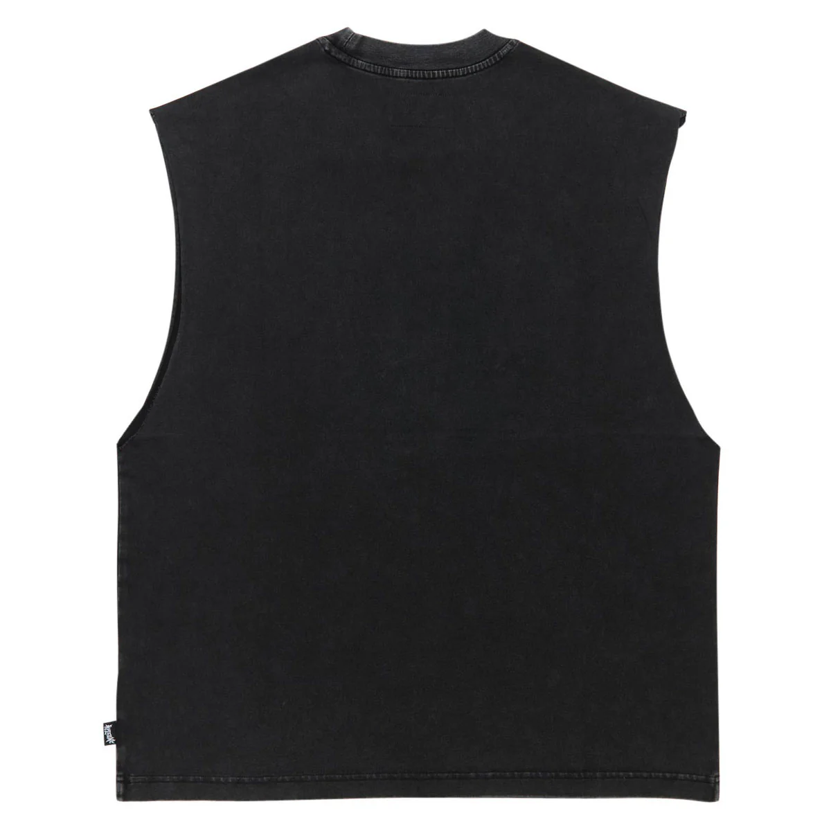 Welcome Cavity Knit Tank Top - Vintage Black - Image 2