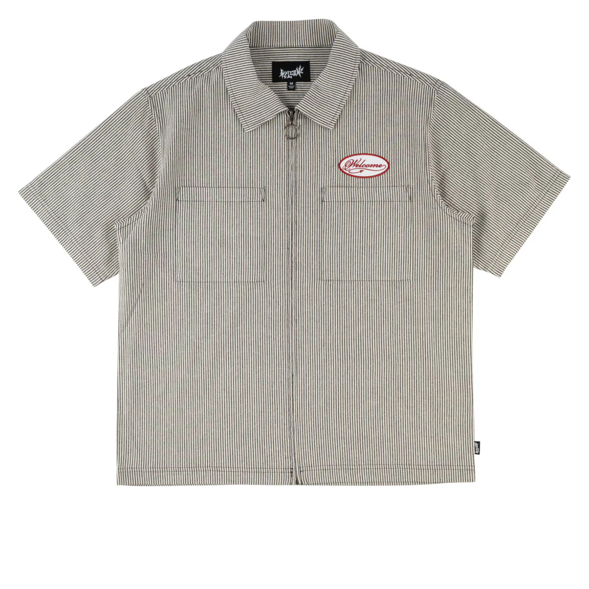Welcome Garage Oxford Shirt - Black/Grey