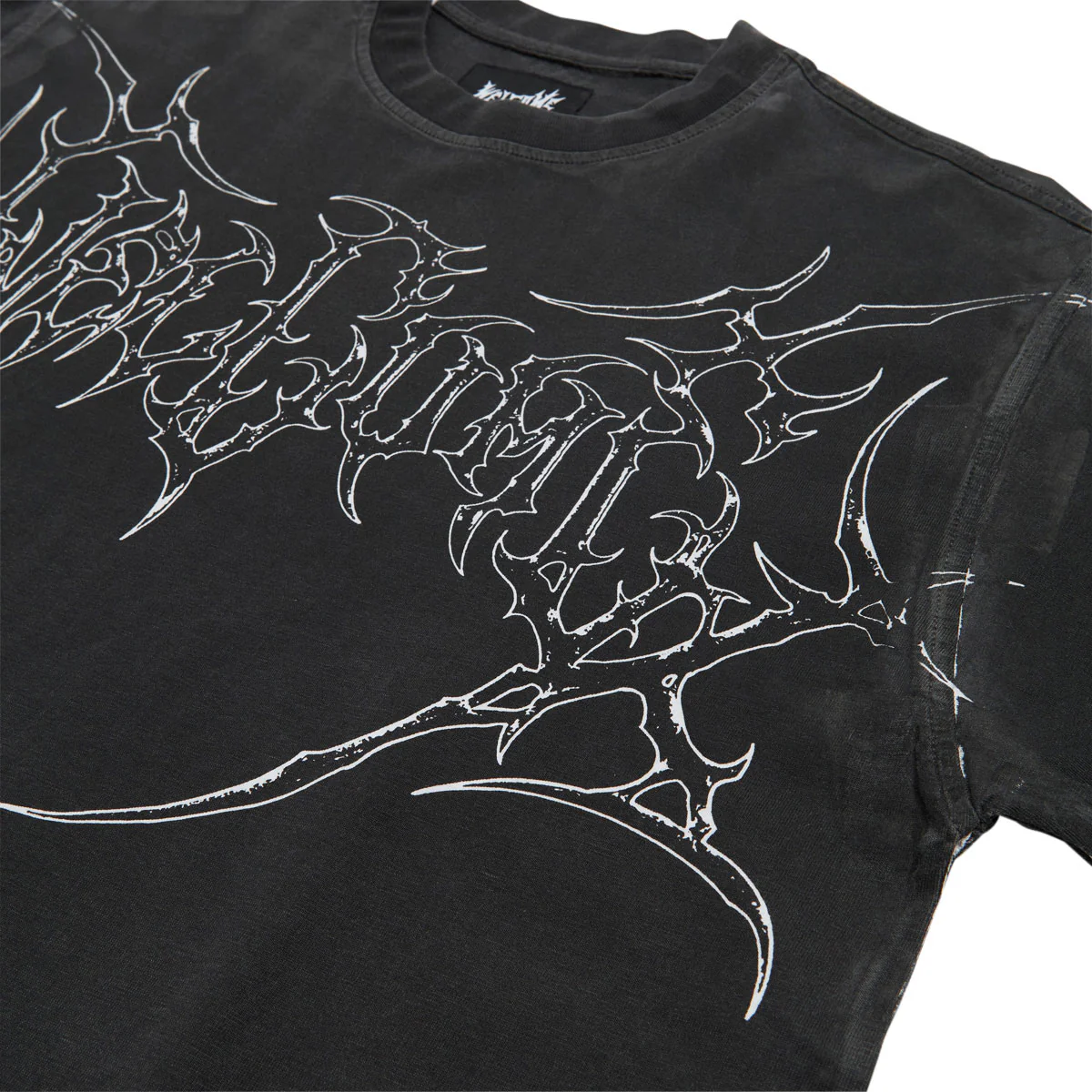Welcome Grapple Camo Knit T-Shirt - Black/White - Image 3