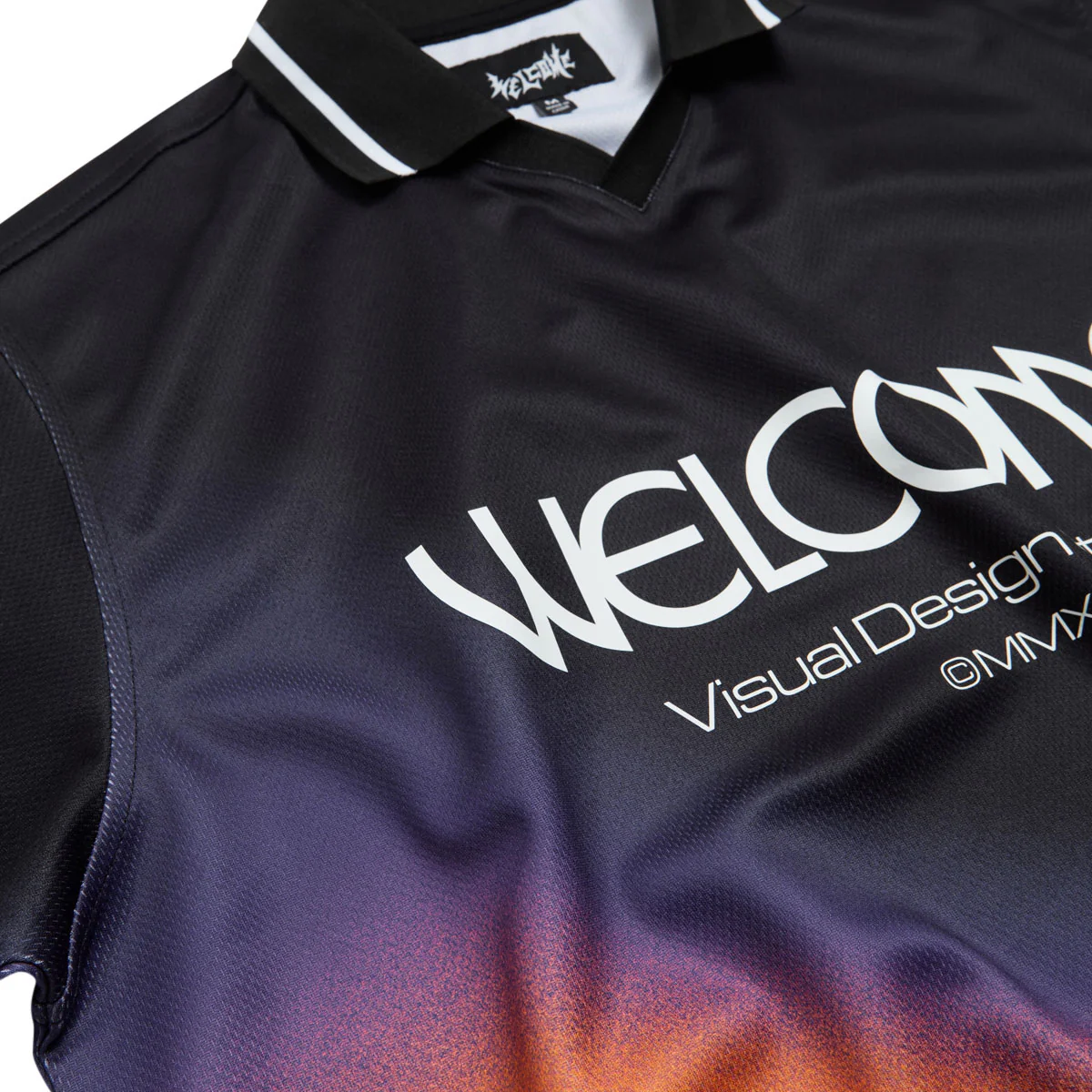 Welcome Nova Micromesh Soccer Jersey - Black - Image 3