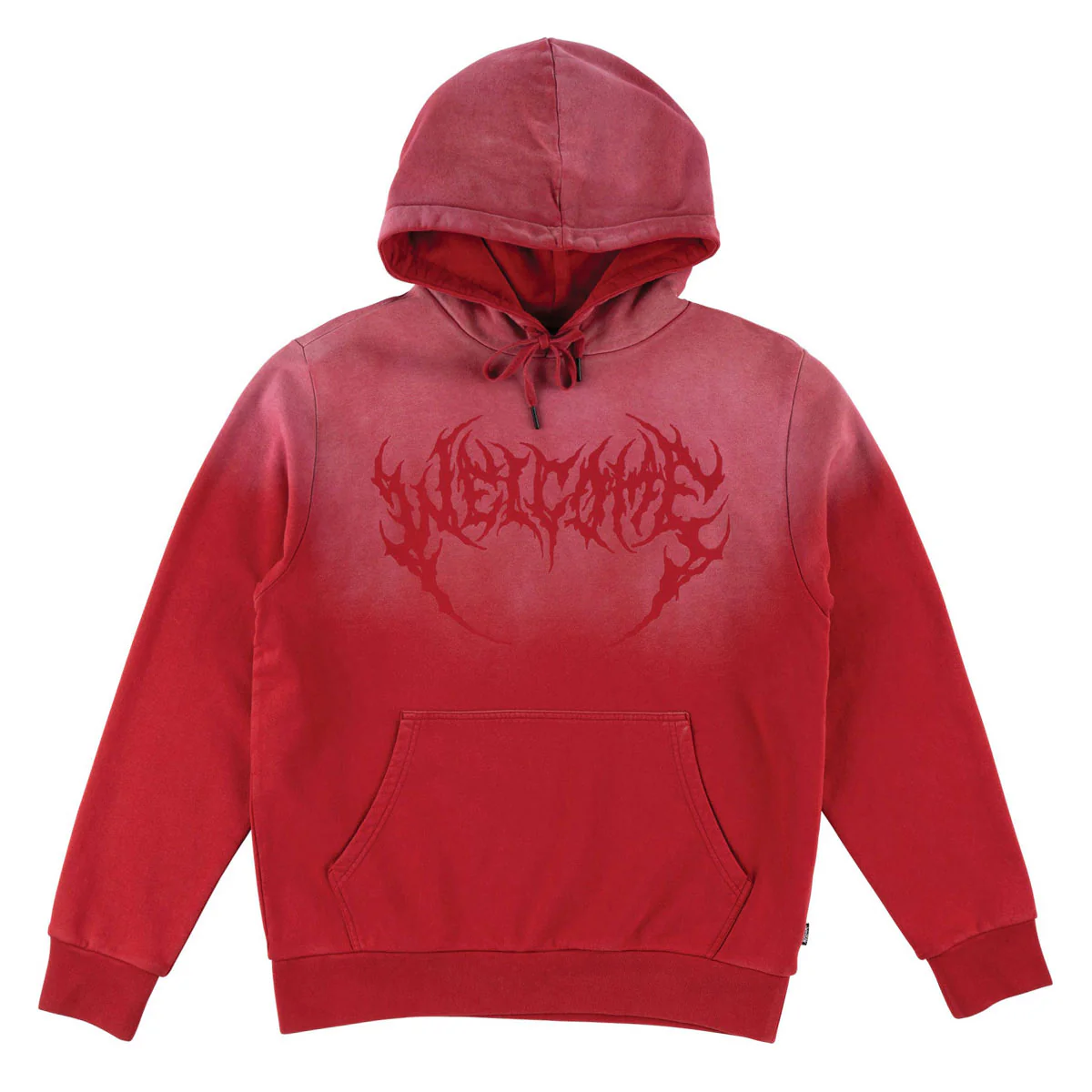 Welcome Phantom Sun Fade Hoodie - Red Fade