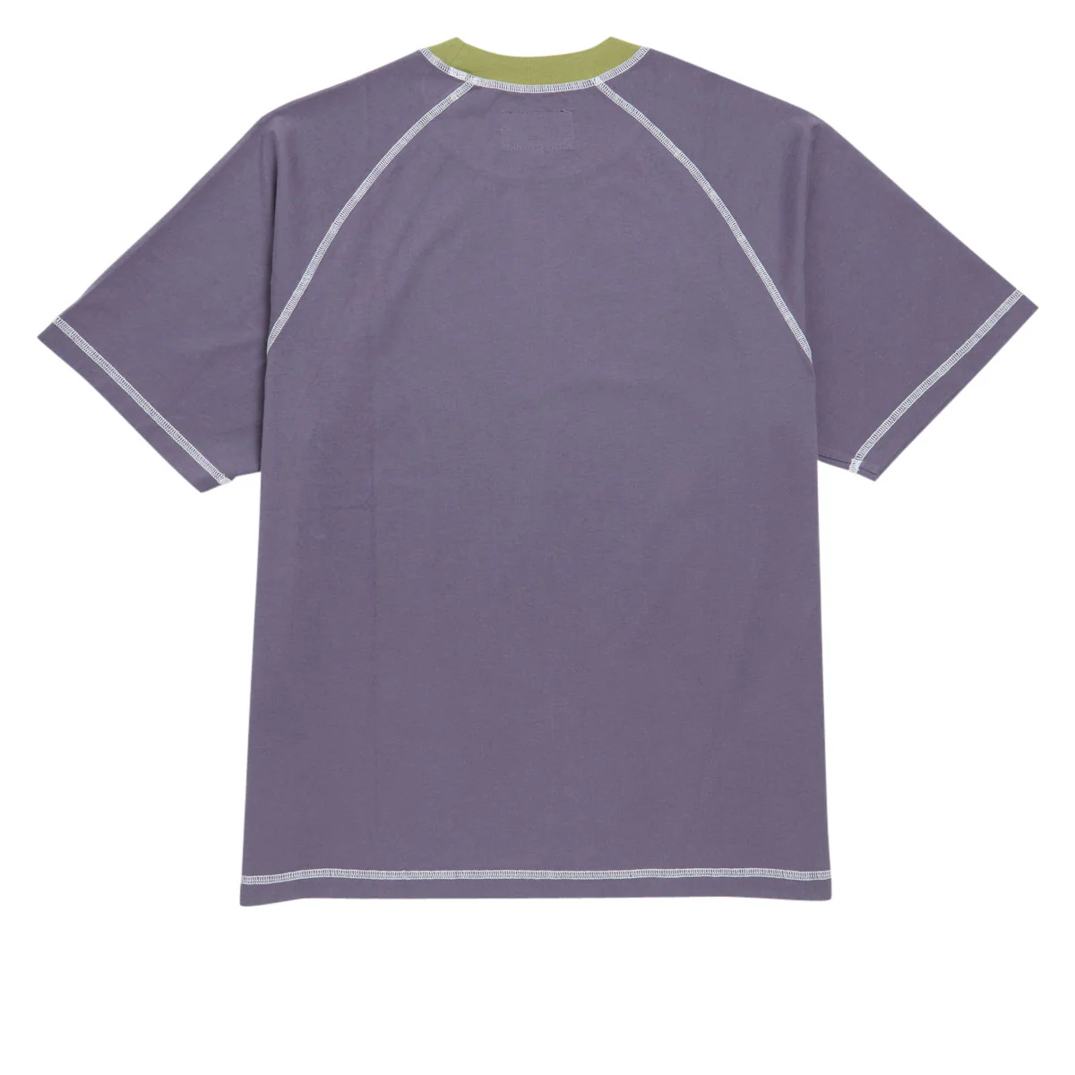 Welcome Rash Paneled T-Shirt - Grape - Image 2