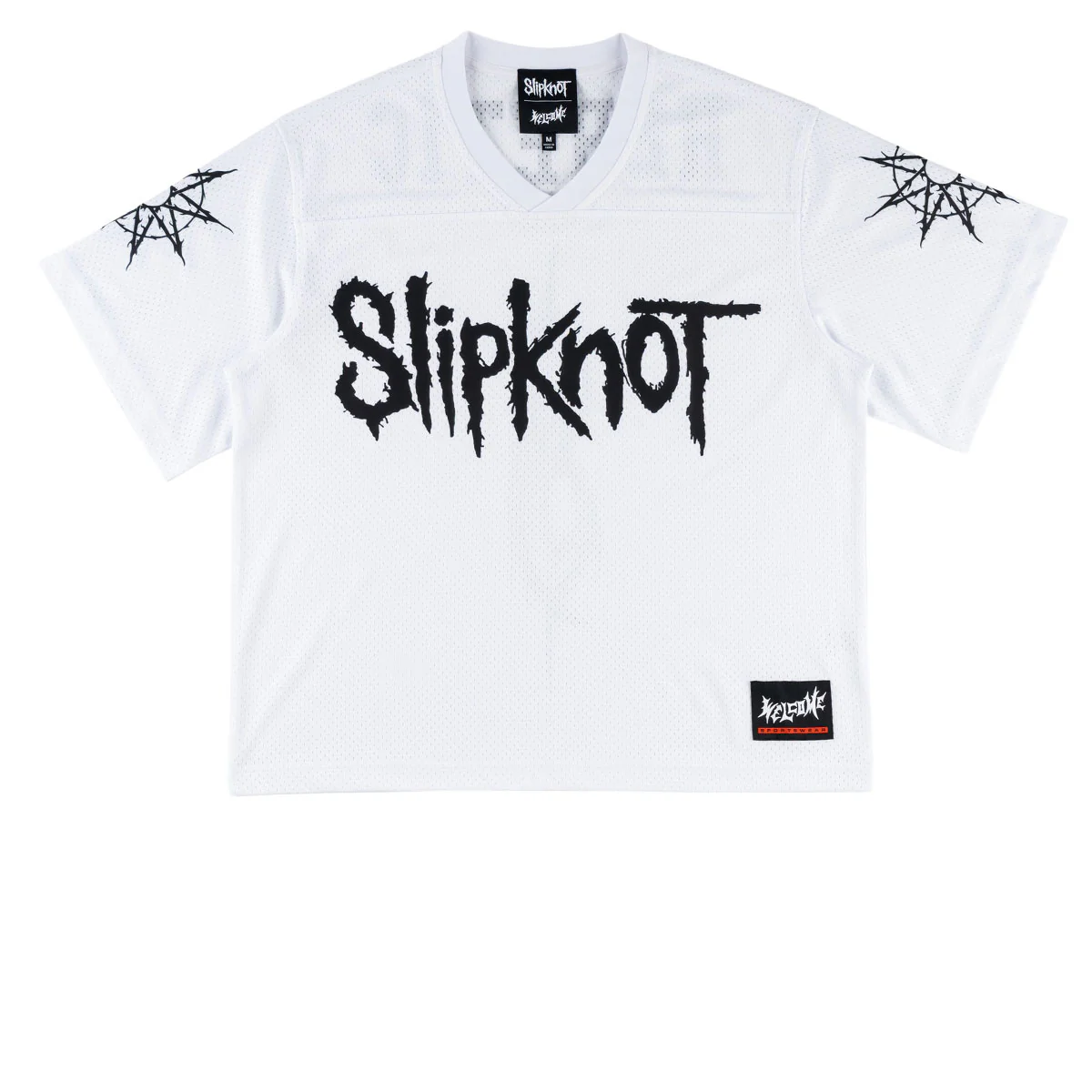 Welcome x Slipknot Heretic Mesh Football Jersey - White