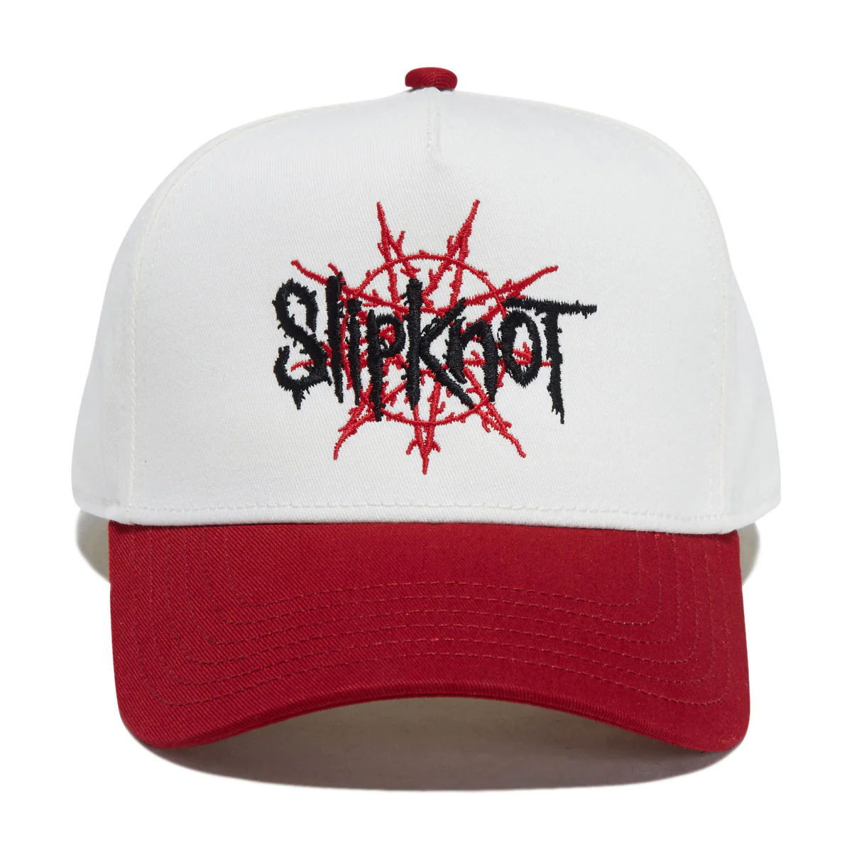 Welcome x Slipknot Nonagram Camo Hat - White/Red - Image 2