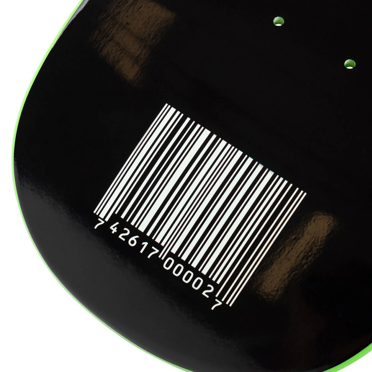 Welcome x Slipknot Self-Titled On Gaia Skateboard Complete - Black/Green Dip - 9.60" - Image 4