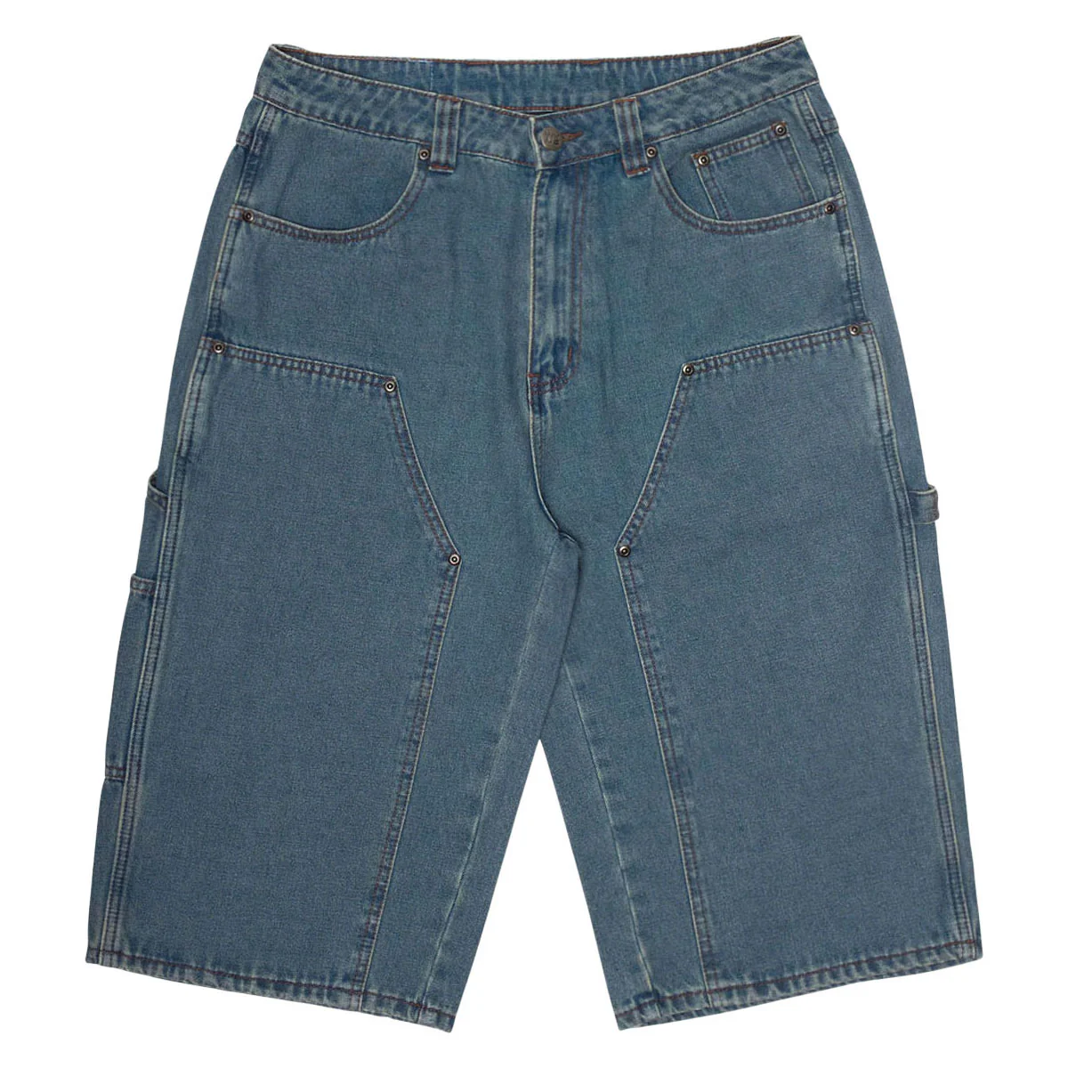 WKND Damn Near Carpenter Shorts - Washed Medium Blue