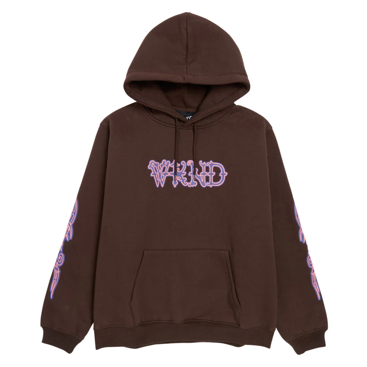 WKND Huldra Script Hoodie - Brown