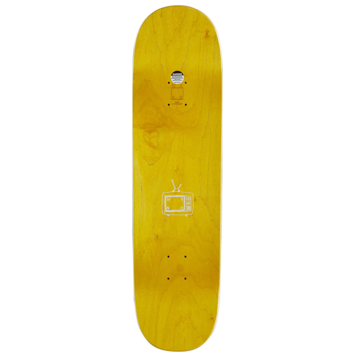 WKND Logo SN Skateboard Complete - Yellow - 8.60" - Image 2