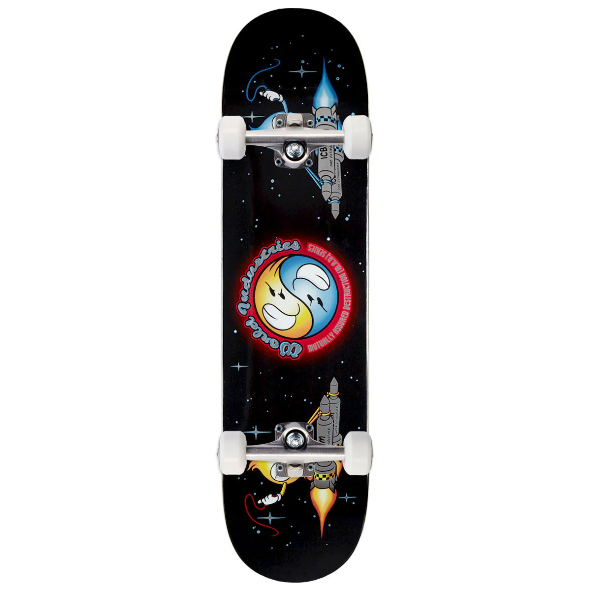 World Industries Battle 2000 Skateboard Complete - Black/Holo - 8.25"