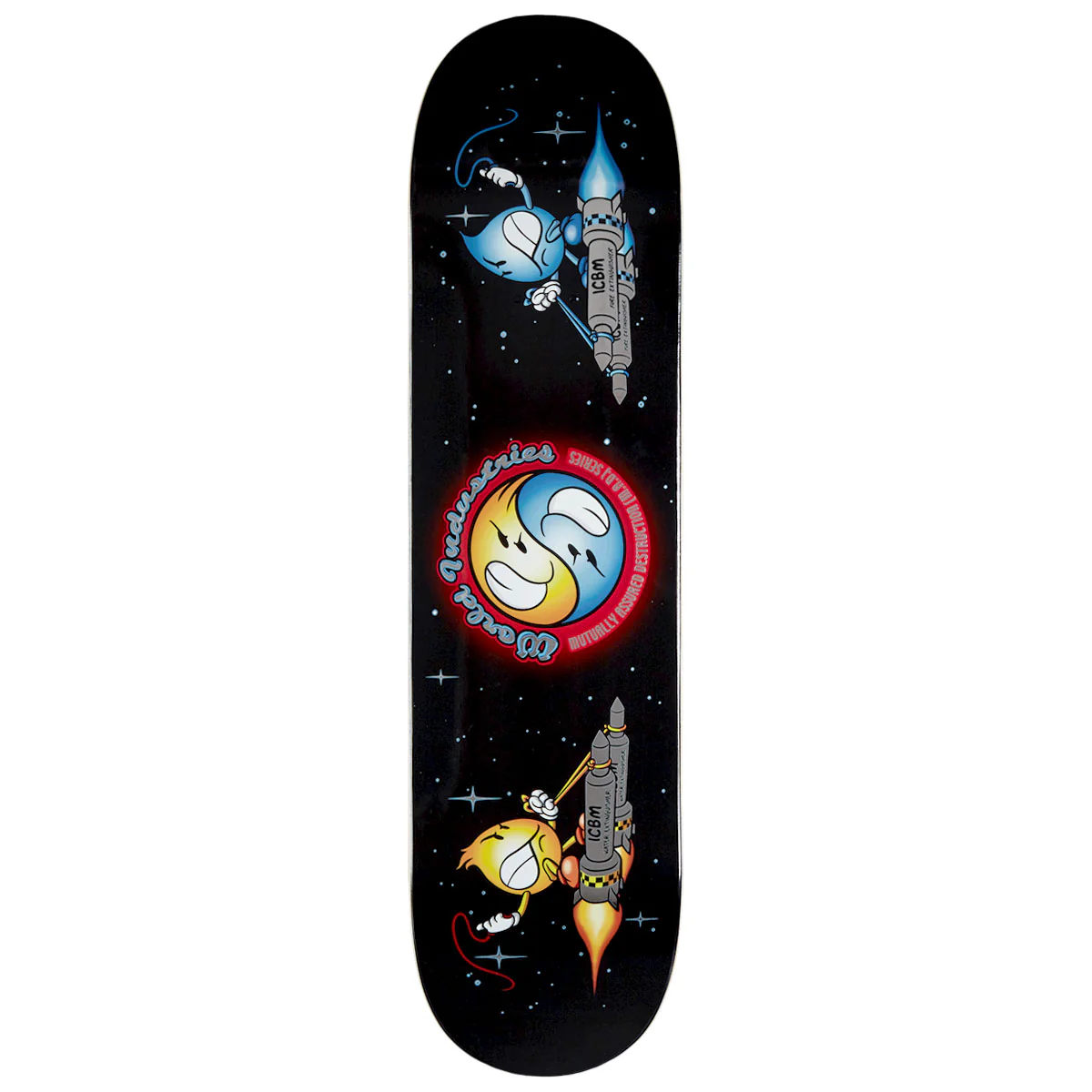 World Industries Battle 2000 Skateboard Deck - Black/Holo - 8.375"