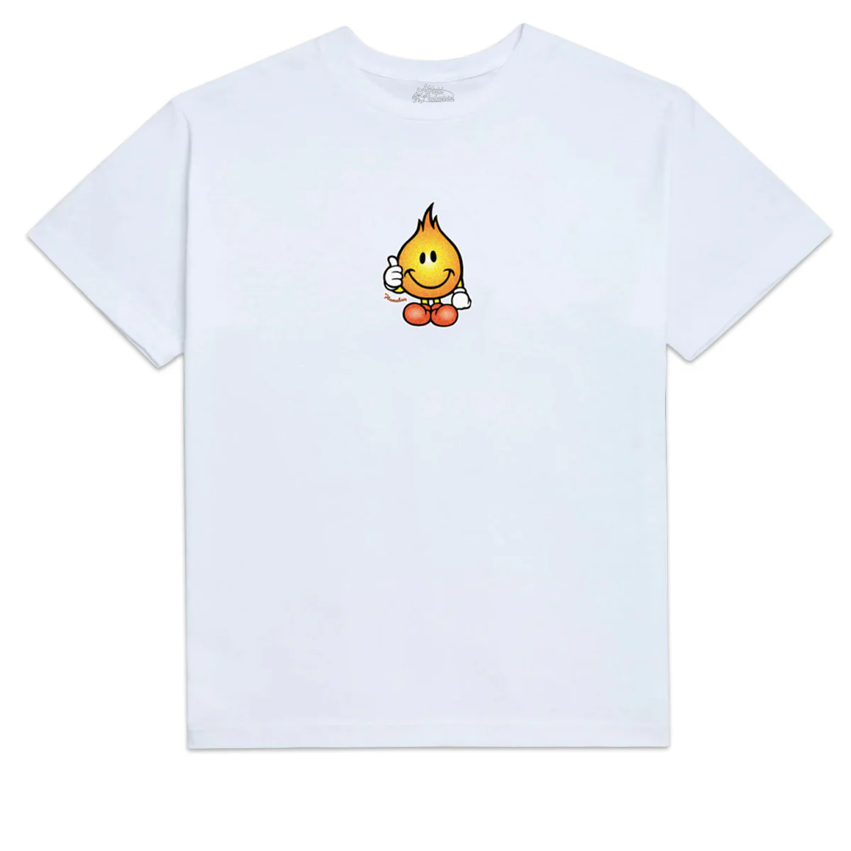 World Industries Youth Classic Flameboy T-Shirt - Vintage White - YMD
