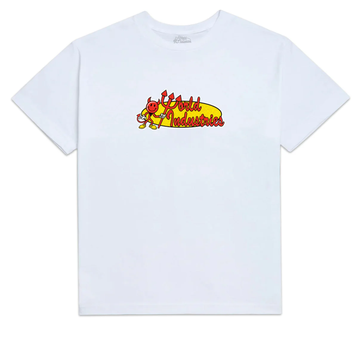 World Industries Youth Devil Man T-Shirt - Vintage White - YLG