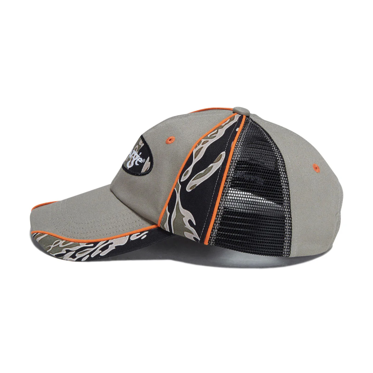 XLarge Red Head Hybrid 6 Panel Hat - Olive - Image 4