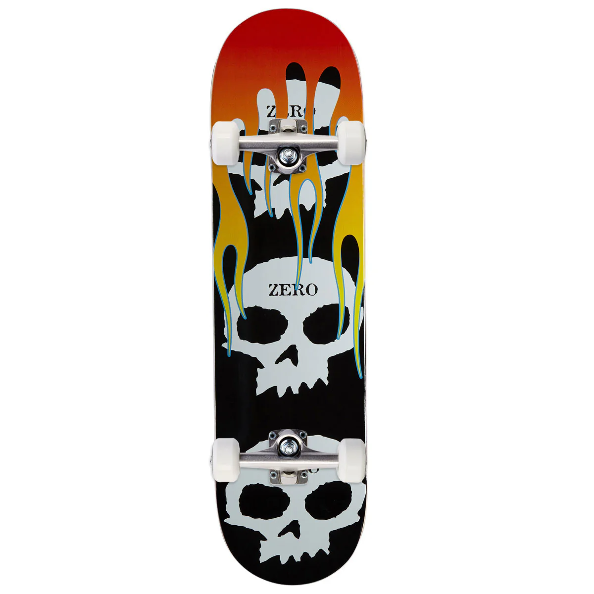 Zero 3 Skull Flames Skateboard Complete - 8.25"