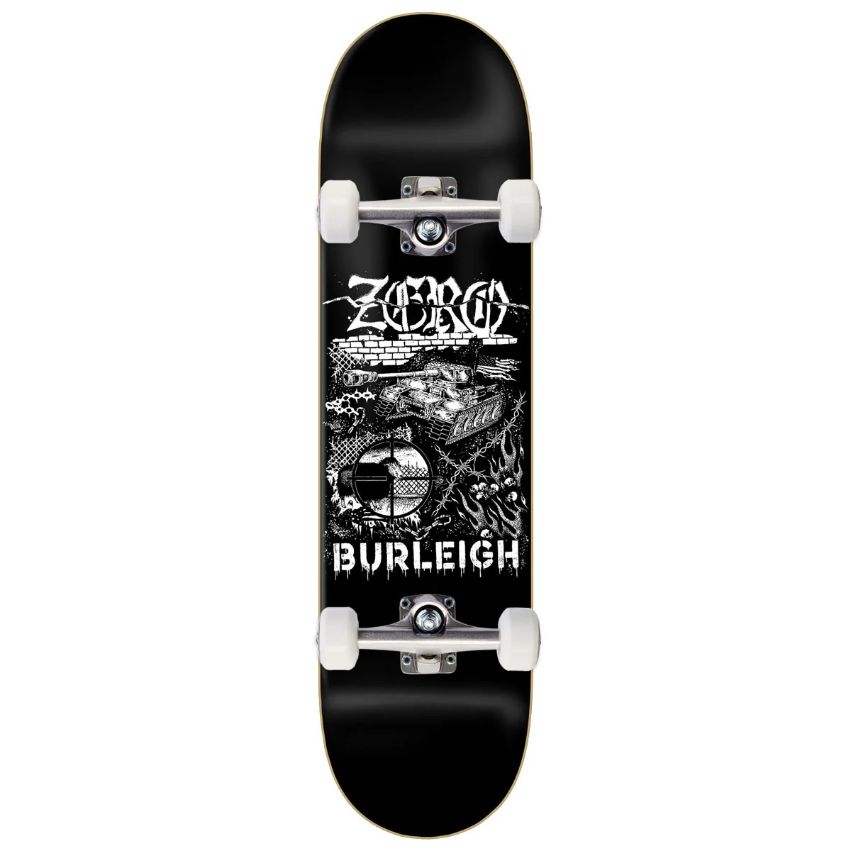 Zero Burleigh Black Sheep Skateboard Complete - 8.25"
