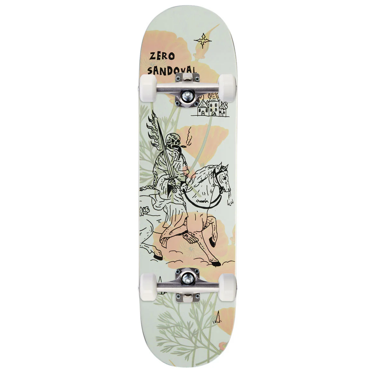 Zero Heavy Slime Sandoval Skateboard Complete - 8.50"