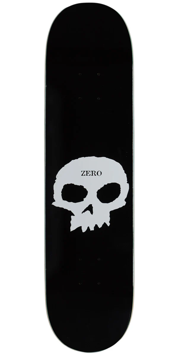 Zero Single Skull Skateboard Deck - 7.875"
