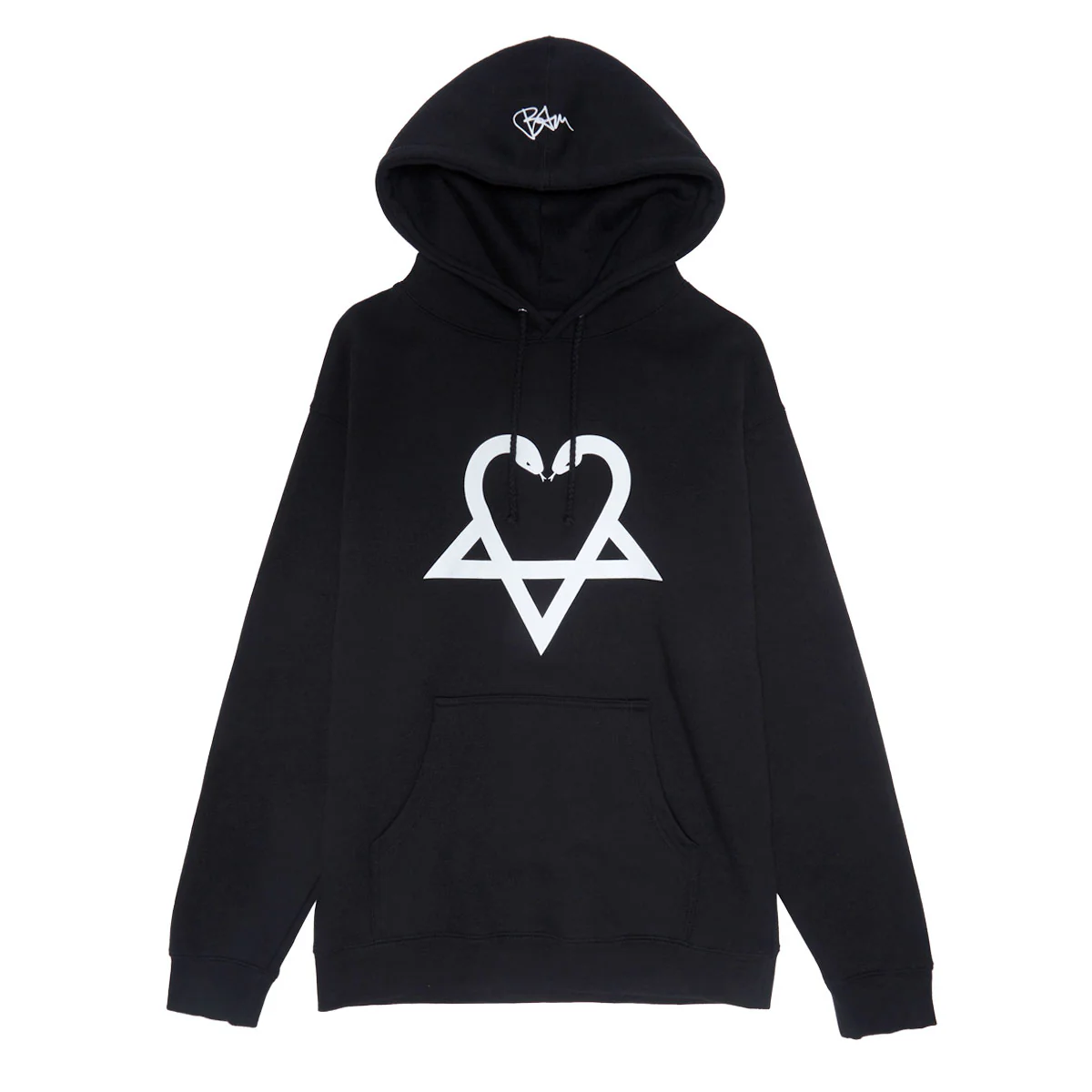 Zero x Bam Heart Big Hoodie - Black