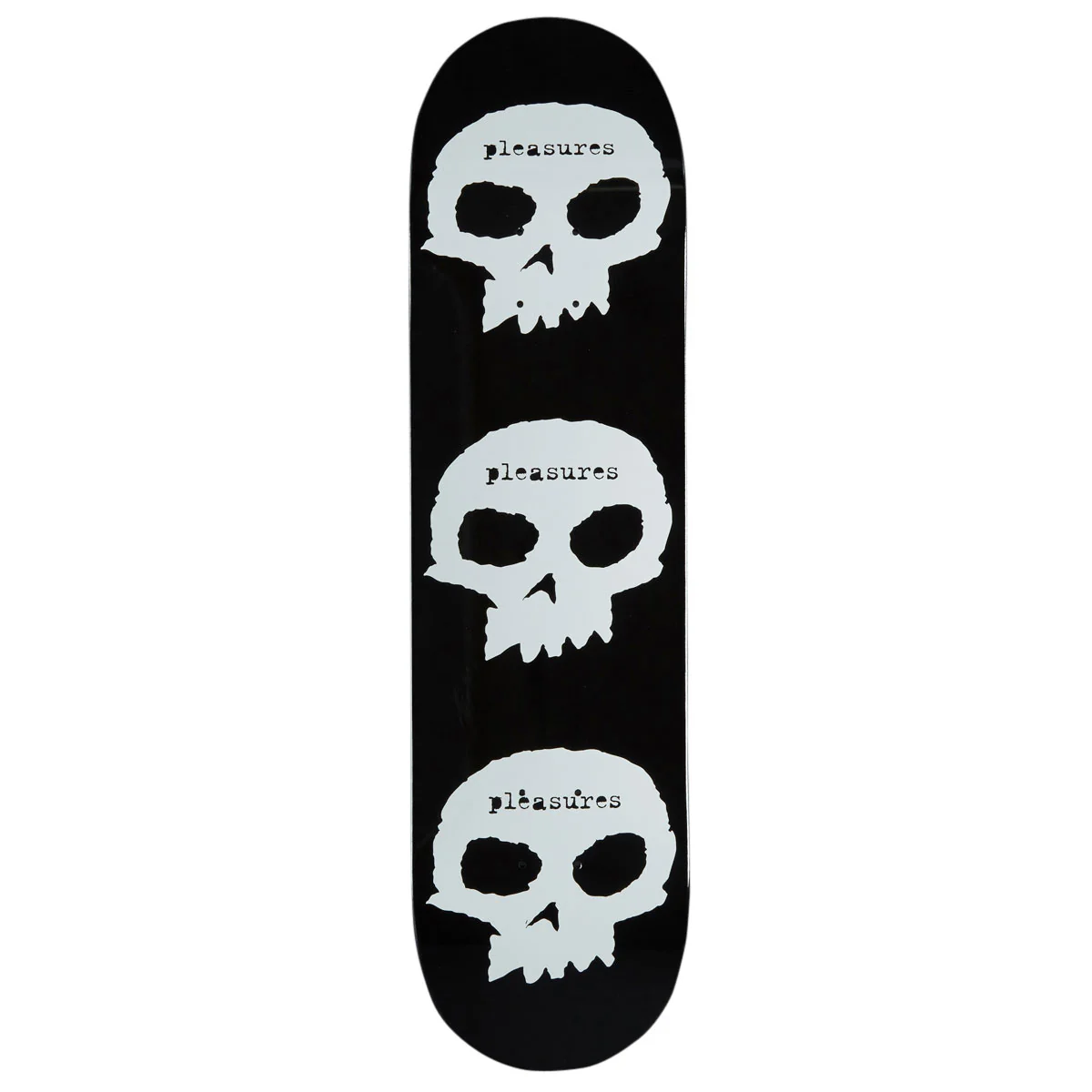 Zero x Pleasures Skulls Skateboard Deck - 8.25"